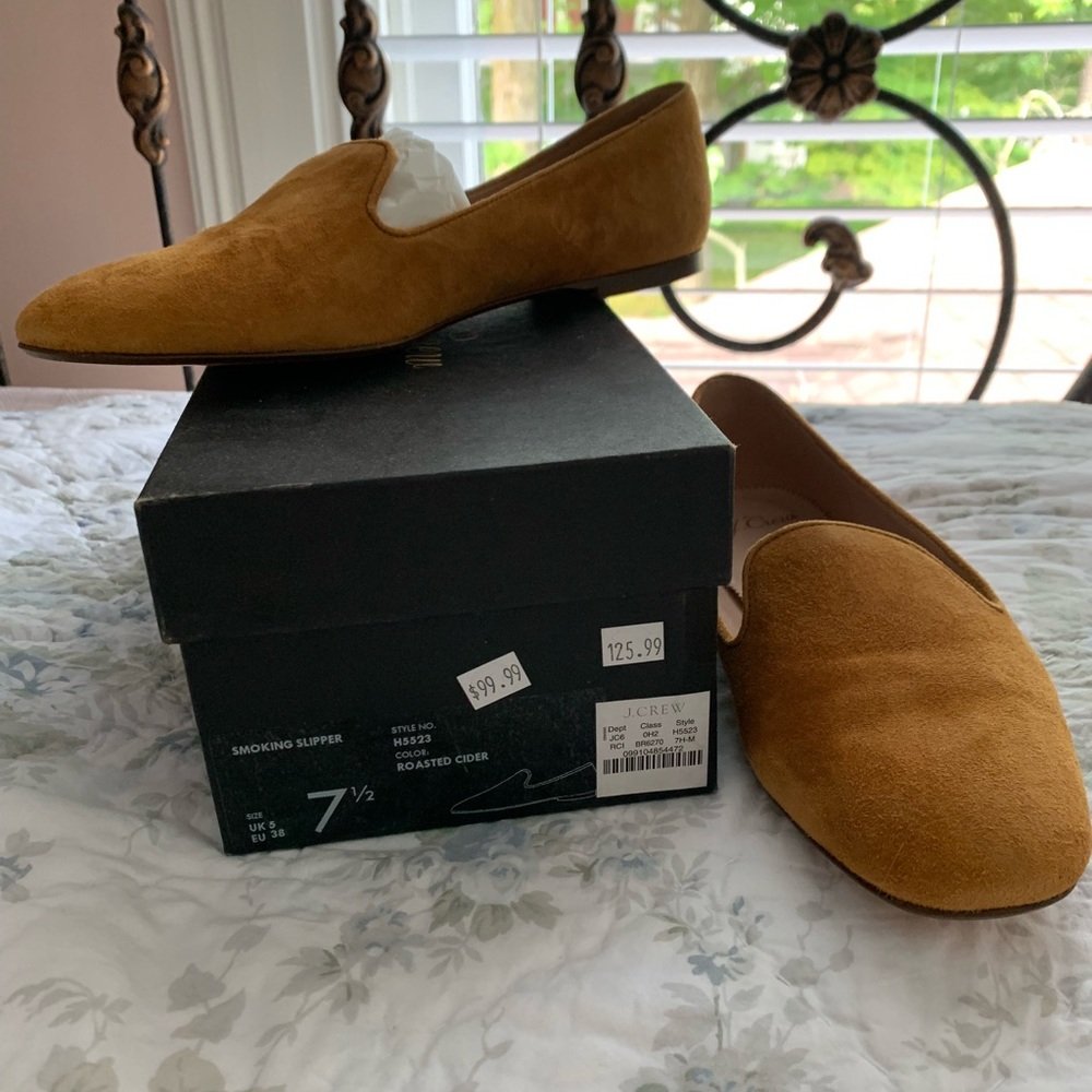 J. Crew Smoking Slippers